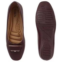 SUKUN Wedge Pumps with Buckles image 3