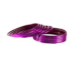 Vidhya Kangan Purple Bangle Set image 1
