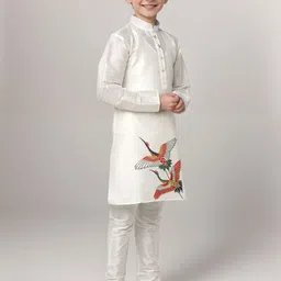 DEVOILER Boy's Ethnic Motifs Printed Kurta image 3