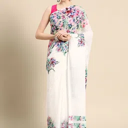 BUTA BUTI Floral Pure Cotton Saree-picture-12