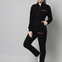 GRIFFEL Women Mock Collar Brand Logo Printed Tracksuits-picture-26