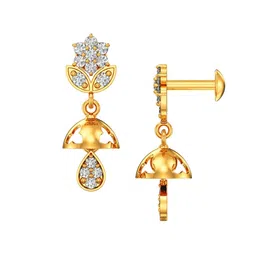Joyalukkas 18KT Yellow Gold Earrings -1.54gm image 4