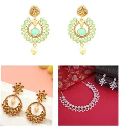 Women Click Stone-Studded Jewellery Set-picture-18