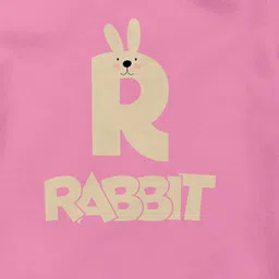 THE PRINT PLATTER Infants Kids Rabbit Printed Cotton Ultra Bio Wash Envelope Neck Bodysuit image 2