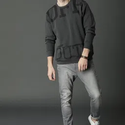 roadster Men Full Sleeve Printed Sweatshirt image 3