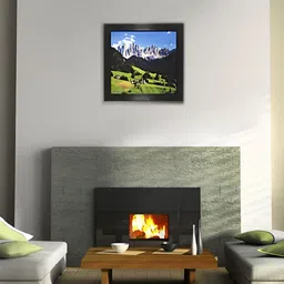 Chaque Decor Blue & Green Floral & Botanical Wooden Wall Art-picture-41