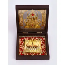 HOUSE OF WEMY Brown & White Lord Ganesha Religious Foot Prints image 2