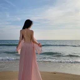 JC Mode Halter Neck Top With Skirt Co-Ords image 2