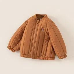 LULU & SKY Girls Lightweight Puffer Jacket with Embroidered image 4