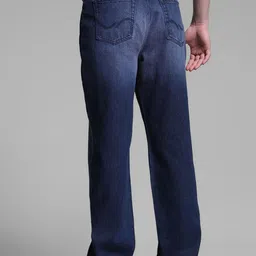 Jack & Jones Men Wide Leg High-Rise Light Fade Jeans image 2