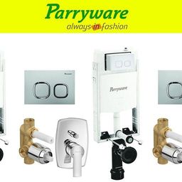 parryware Half Frame Concealed Cistern, with divater body upper crust set of 2 pic 143 Dual Flush Tank-picture-4