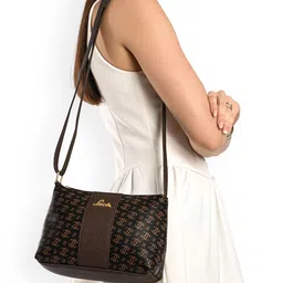 Lavie Women Brand Logo Printed Crossbody Sling Bag-image-24