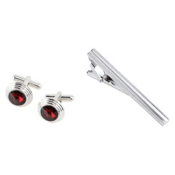 Alvaro Castagnino Men Accessory Gift Set of Tie Cufflinks Pocket Square image 4