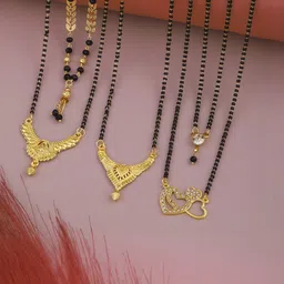 Bhanu diam Women Gold Mangalsutra-image-43