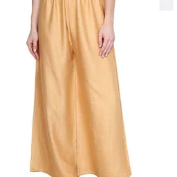 FAMBEE Women 2 Flared Knitted Palazzos-image-86