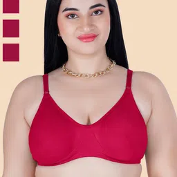 KOMLI Pack Of 4 Full Coverage Underwired T-shirt Bra image 1