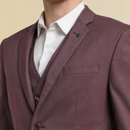 Allen Solly Slim-Fit Single-Breasted Three-Piece Suits image 5