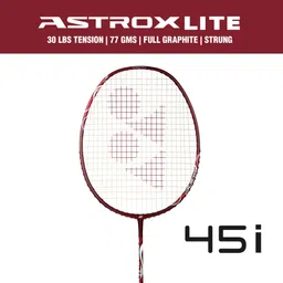 yonex Astrox Lite 45i Blue Strung Badminton Racquet image 3