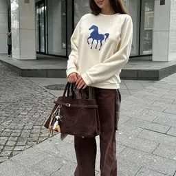 LULU & SKY Women Printed Sweatshirt image 5