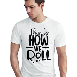 Seekbuylove Men Typography Printed Bio Finish T-shirt image 3