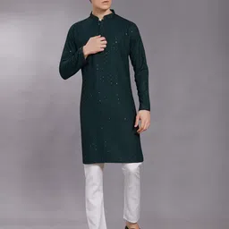 DIVISIVE Men Thread Work Kurta-picture-29