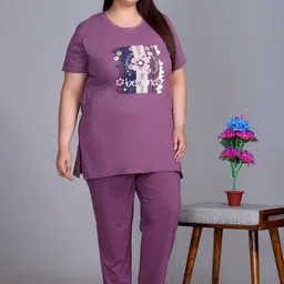 IN Love Women Printed Night suit-image-91