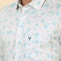 Allen Solly Men Floral Printed Spread Collar Pure Cotton Casual Shirt image 5