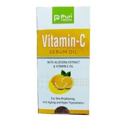 Punherbs Vitamin C Serum Oil With Aloevera Extract & Vitamin Oil - 10 ml-image-26