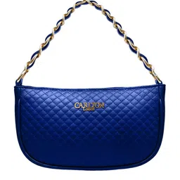 Carlton London Textured Handheld Bag with Quilted image 2