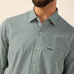 ENSPYR Men Standard Checked Cotton Casual Shirt image 5