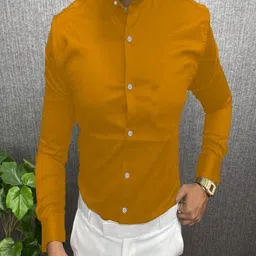Mens Formal Full Sleeve Spread Collar 100% Cotton Shirt-image-65