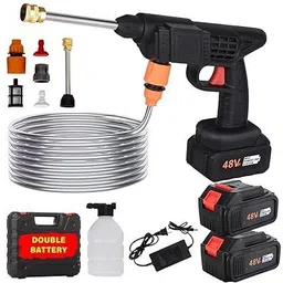 drezii 48V Double Battery Cordless High Pressure Washer with Adjustable 3 in 1 Nozzle Pressure Washer-picture-10