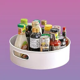 vaynfx Plastic 360-degree Revolving Container Container – Apartment & Cookhouse Storage Basket-picture-21