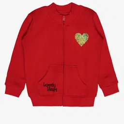 Bodycare Kids Girls Fleece Tailored Jacket with Patchwork-picture-35