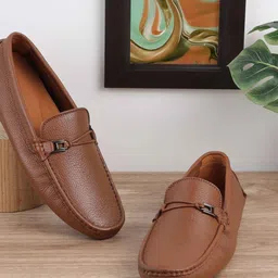 Metro Men Leather Slip-On Sneakers-picture-22