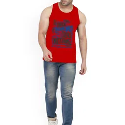 SLOWLORIS Men Pack Of 2 Printed Cotton Innerwear Vest image 4