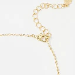 Accessorize London Women Gold-Toned Single Pearl Pendant Necklace image 4