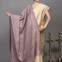 Exotic India Women Ethnic Motifs Woven Design Shawl-picture-24