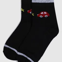 YK Kids Boys Pack Of 3 Patterned Ankle-Length Socks image 5