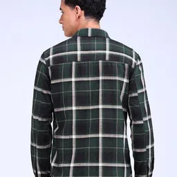 Flying Machine Men Slim Fit Tartan Checks Opaque Checked Casual Shirt image 3