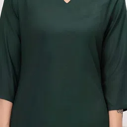 kanha enterprises Women Viscose Rayon Kurta Set image 4