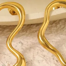 Krelin Gold-Plated Contemporary Studs image 3