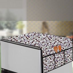 The Furnishing Tree Beige Plastic Refrigerator Cover-picture-49