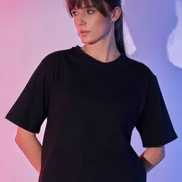 DIMPY GARMENTS Round Neck Regular Cotton Fit T-shirt-image-97