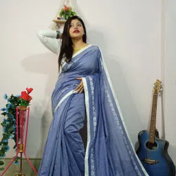 sourav biswas Woven Handloom Pure Cotton Saree image 4