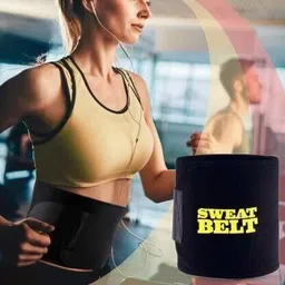 abcdeyes DOUBLE SPRING AB EXERCISER TUMMY TRIMMER & SWEAT BELT COMBO Gym & Fitness Kit Ab Exerciser image 3