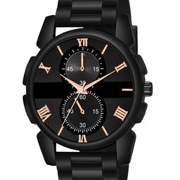 CSAMON Men Dial & Bracelet Style Straps Analogue Watch J16 BLK C9BLK New PU-picture-2
