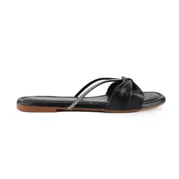 MOZAFIA Women Open Toe Flats with Bows-image-8