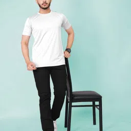 CASUALBUD Men Raw Edge T-shirt image 2