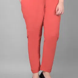 Comfort Lady Women Plus Size Solid Mid-Rise Casual Regular Trouser-picture-29